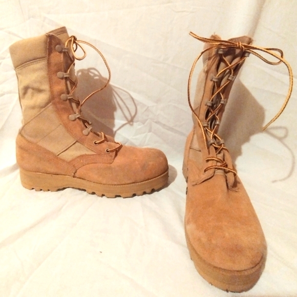 REFRESH Military  Weather Boots | Desert Tan | Men 8.5 Wide - Picture 5 of 9